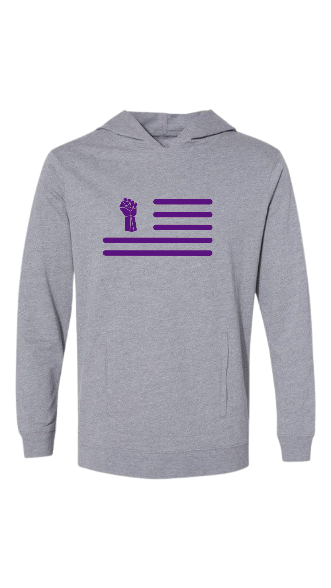 Terry Lightweight Hoodie (Heather Grey)