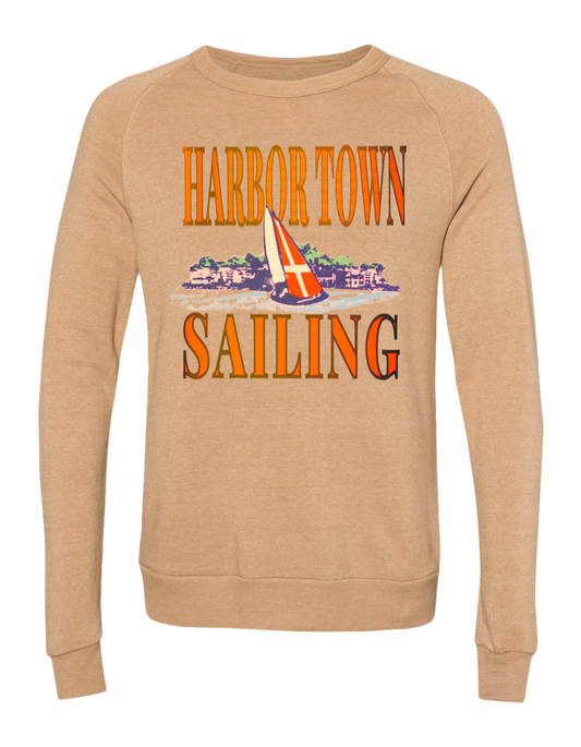Harbor Town Sailing Crewneck - Eco Camel